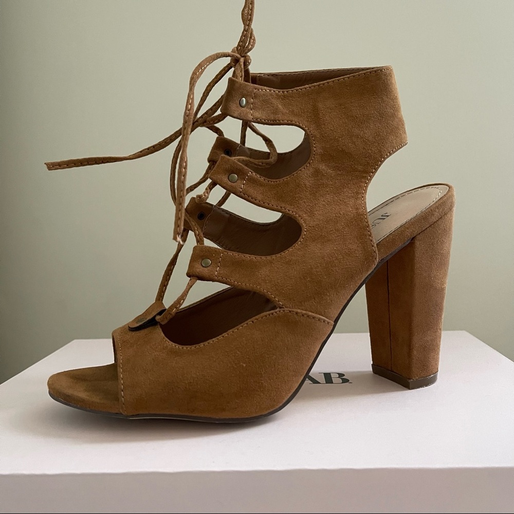 Laced Sandal Heels